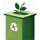 Icon representing recyclable packaging